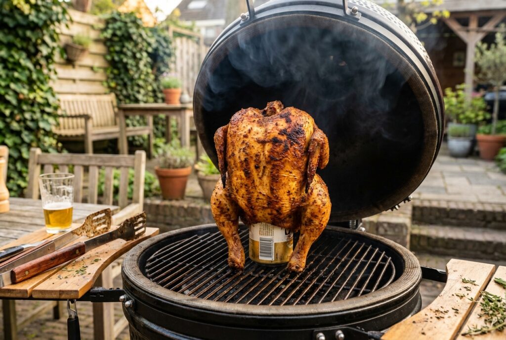 Beer can chicken