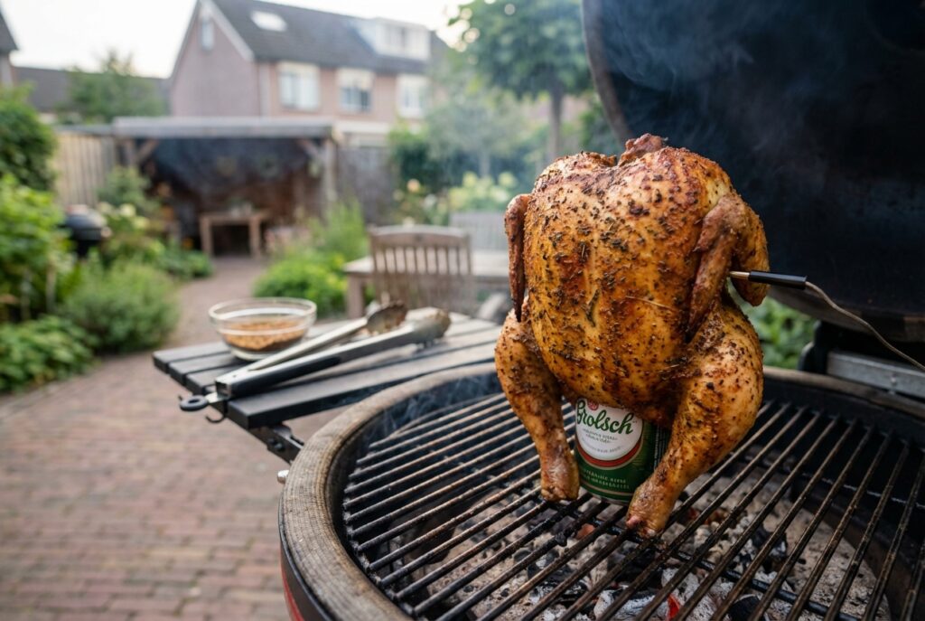 Beer can chicken