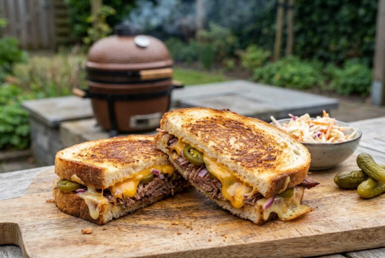 Brisket grilled cheese