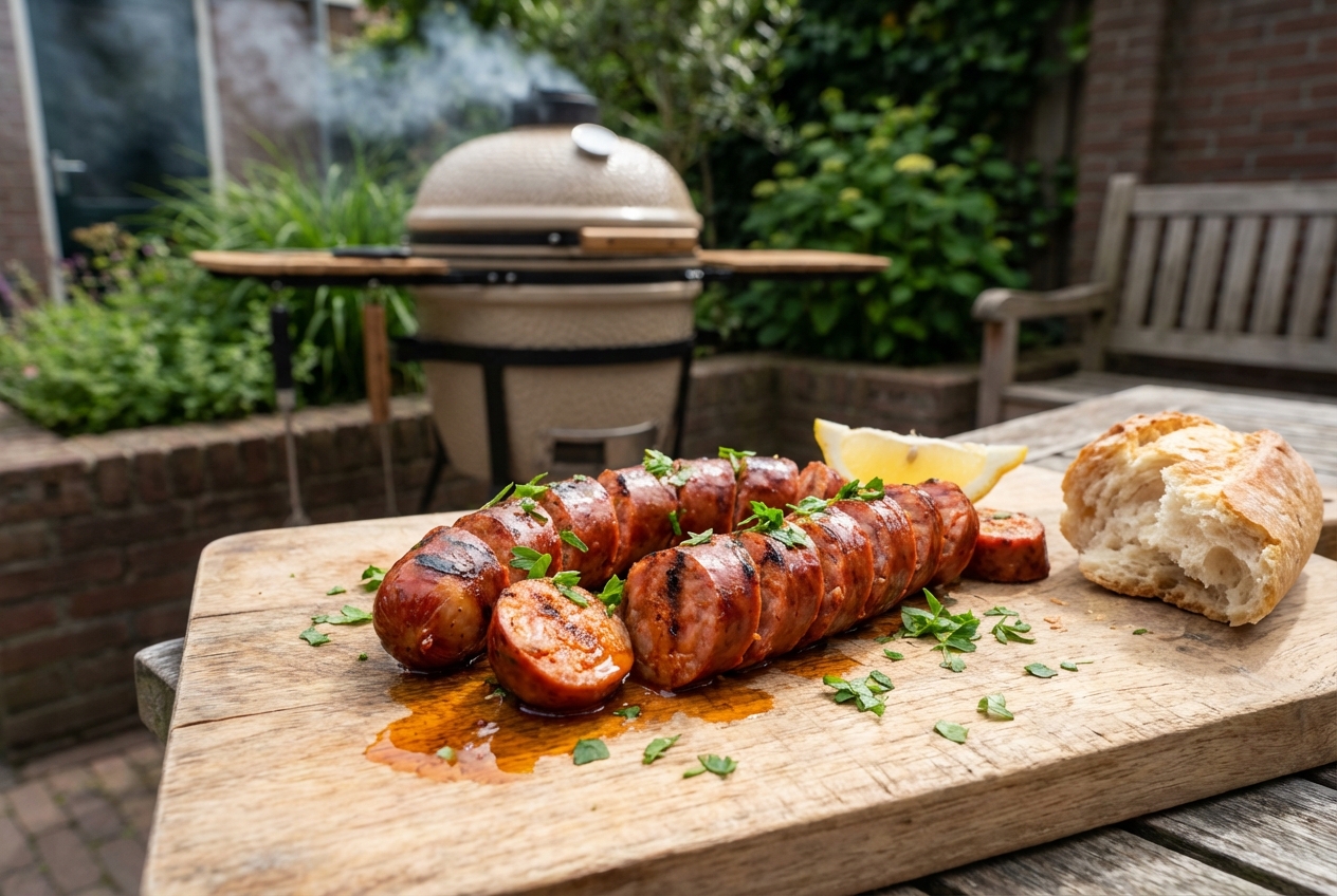 Chorizo op de BBQ