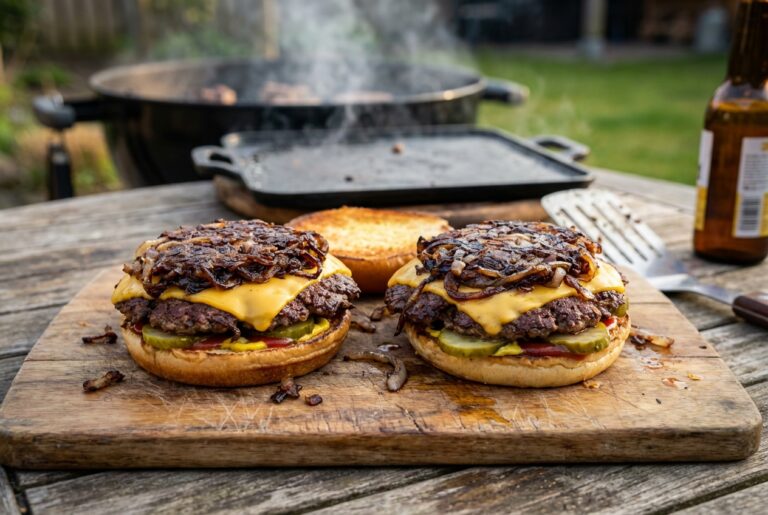 Oklahoma onion burger