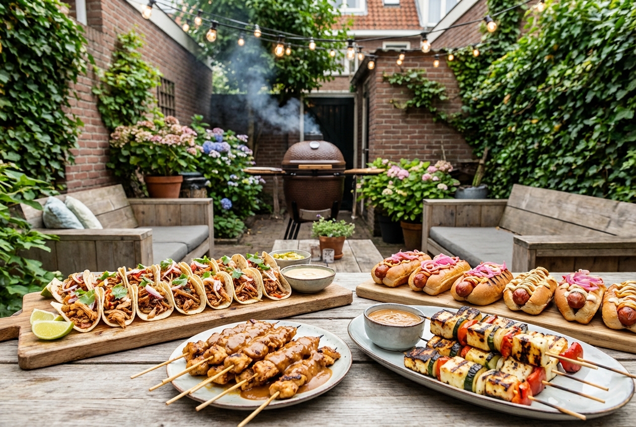 Streetfood van de BBQ dat perfect werkt in je eigen tuin