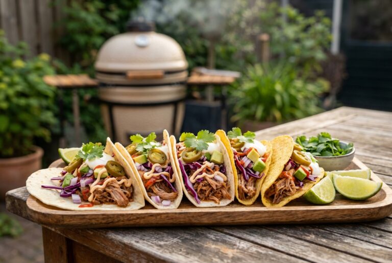 Taco met pulled pork