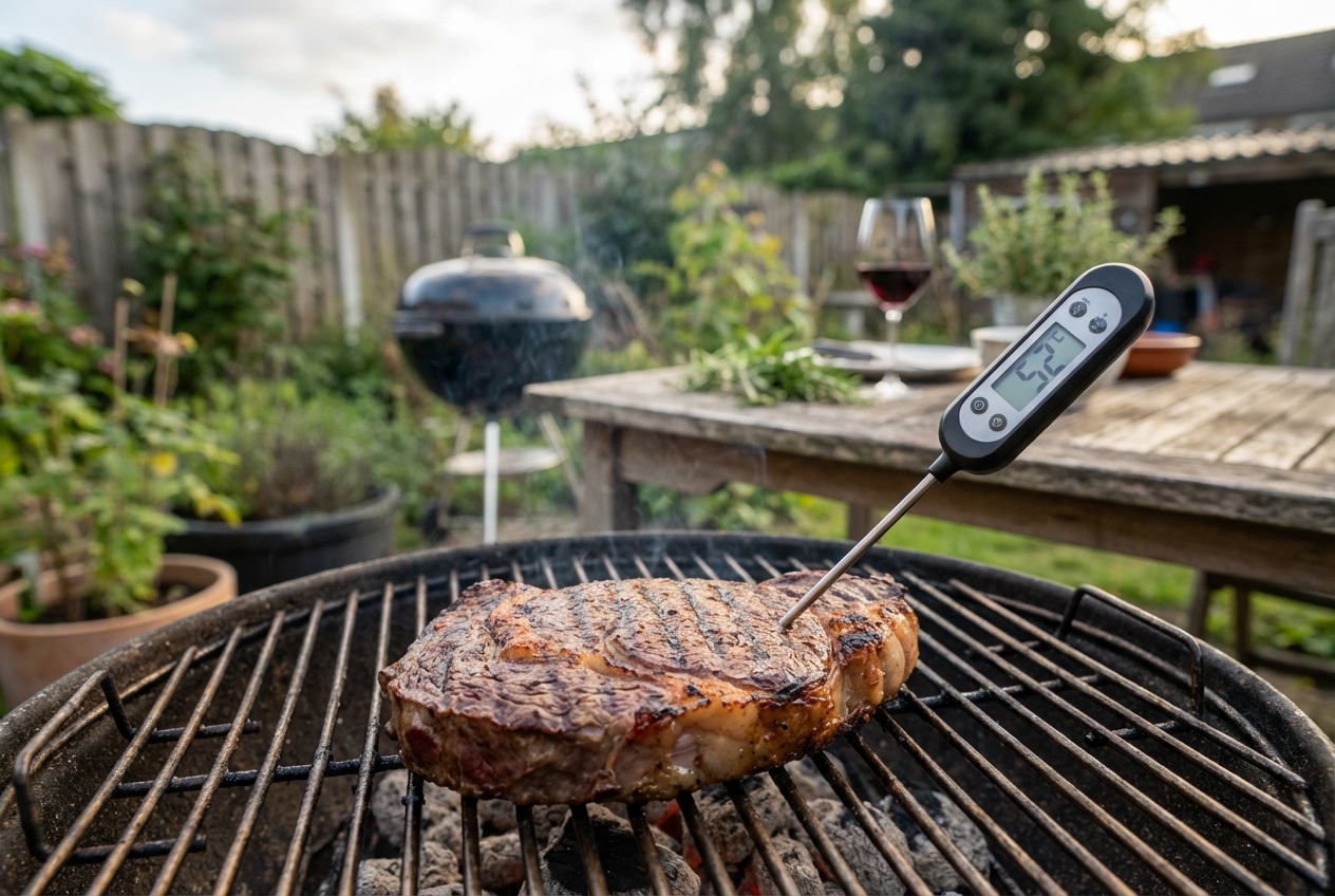 Kerntemperatuur diamanthaas BBQ