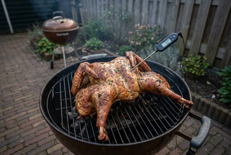 Kerntemperatuur kalkoen BBQ