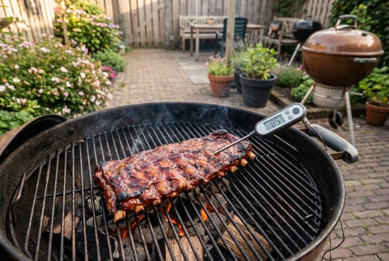 Kerntemperatuur spareribs BBQ