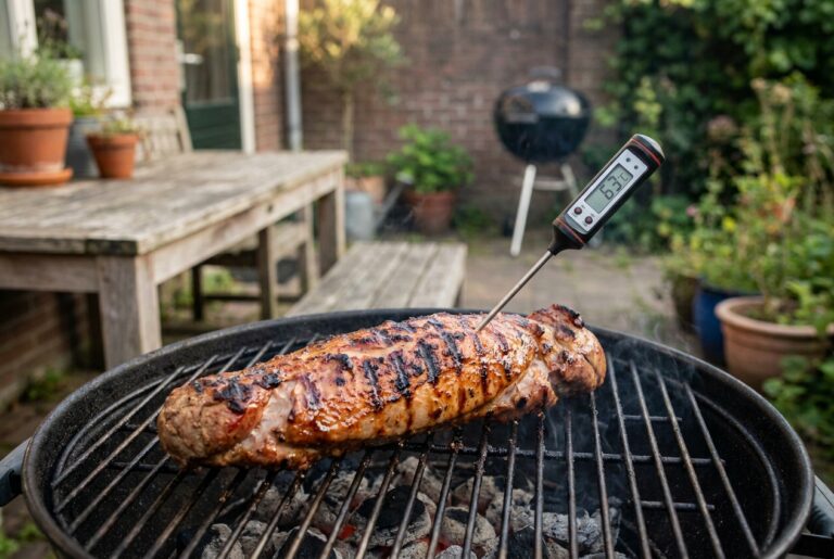 Kerntemperatuur varkenshaas BBQ