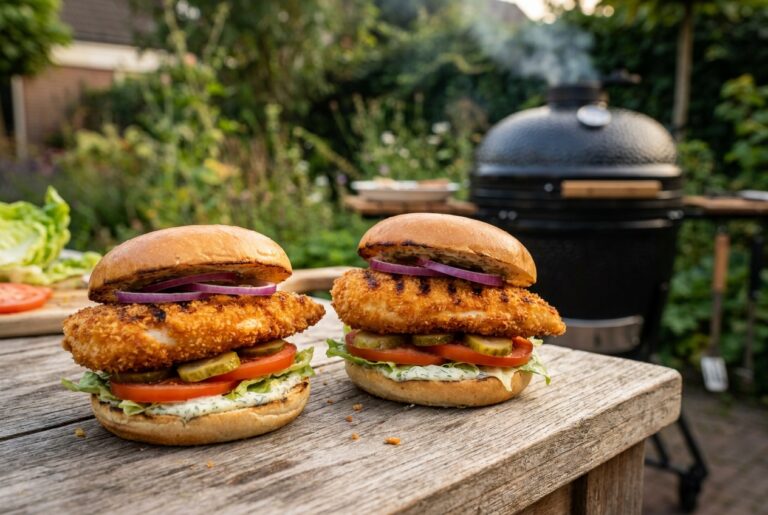 Chicken burgers crispy