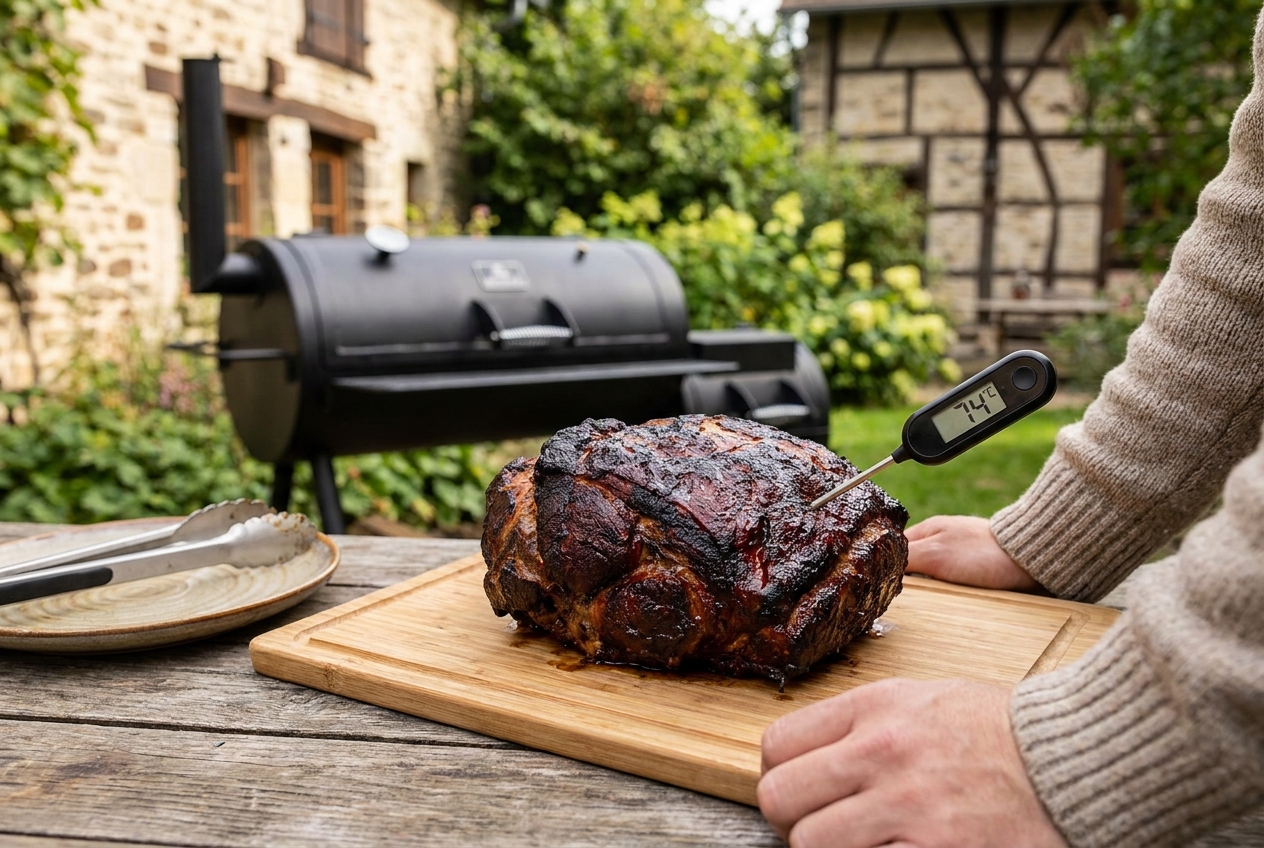 Waarom blijft pulled pork hangen op dezelfde temperatuur?