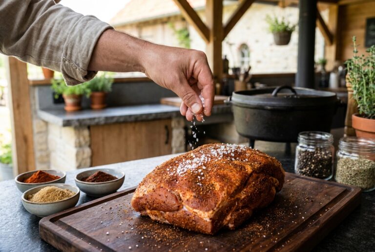 Hoeveel zout doe je in een dry rub?