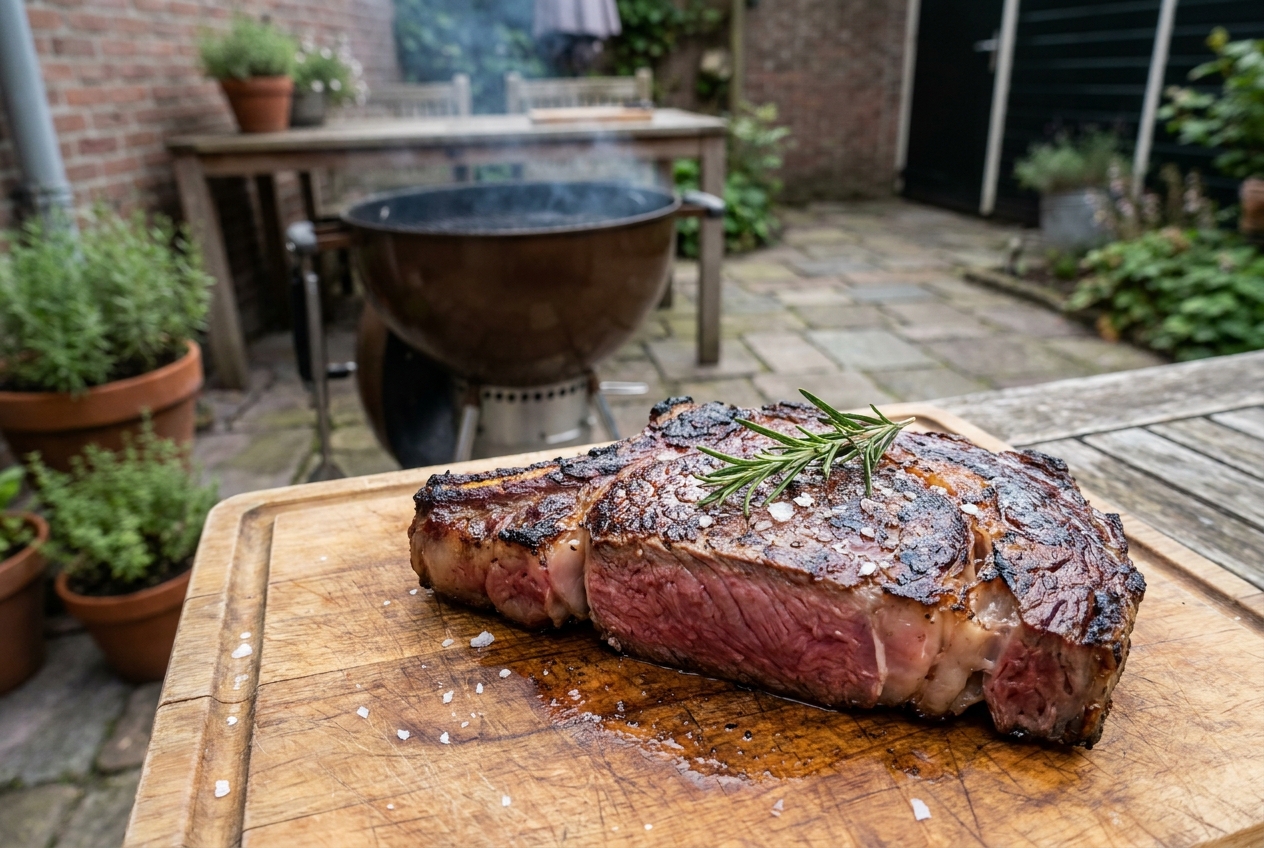Waarom je vlees niet koud op de BBQ moet leggen