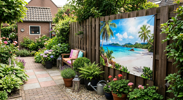 Tuinposter met eigen foto: de complete gids voor jouw tuin