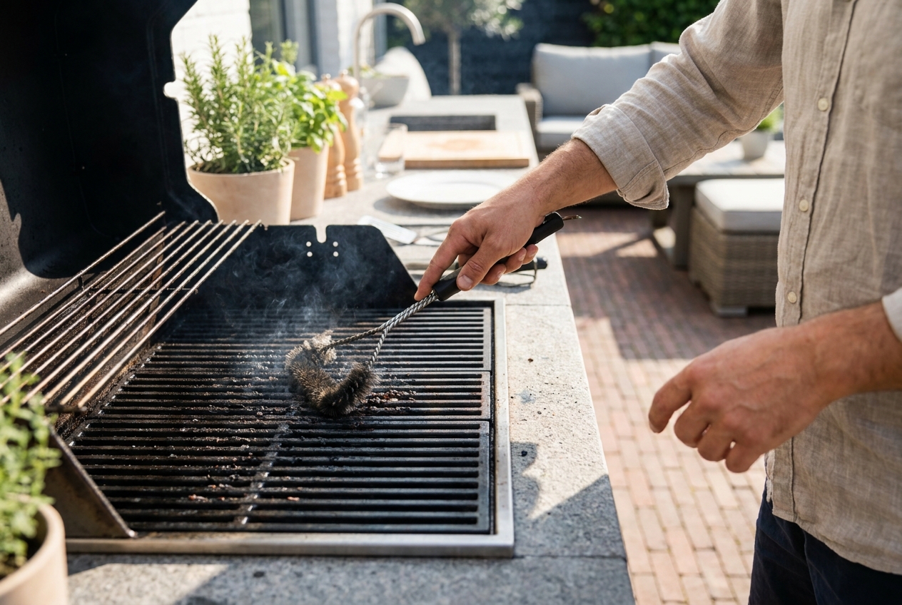 BBQ grillborstel