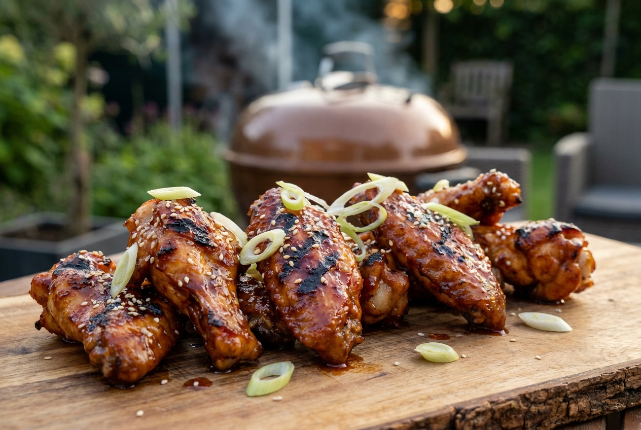 Honey sriracha wings
