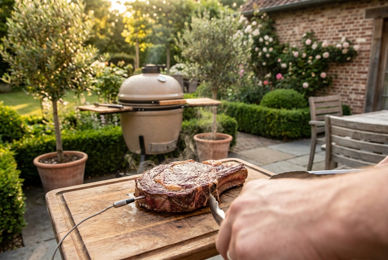 Wat doe je als vlees te snel gaar is op de BBQ?