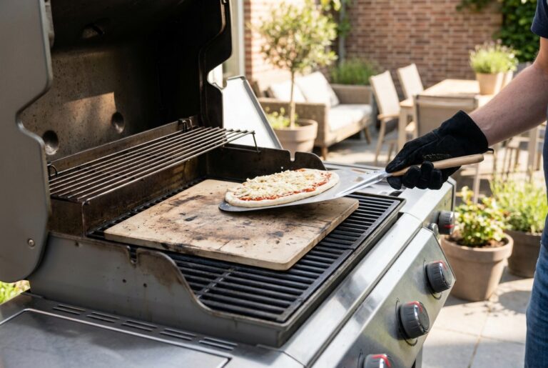 pizza steen voor bbq