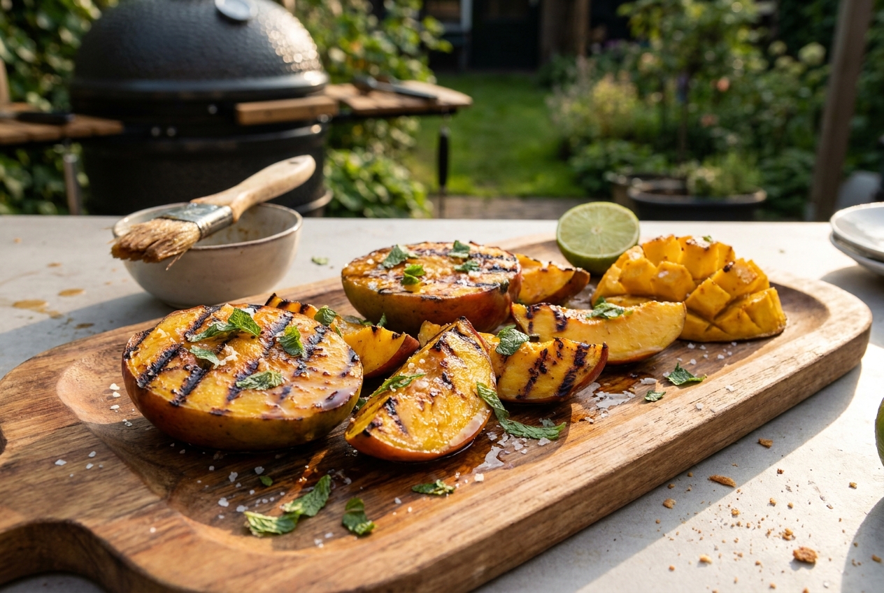 Gegrilde mango