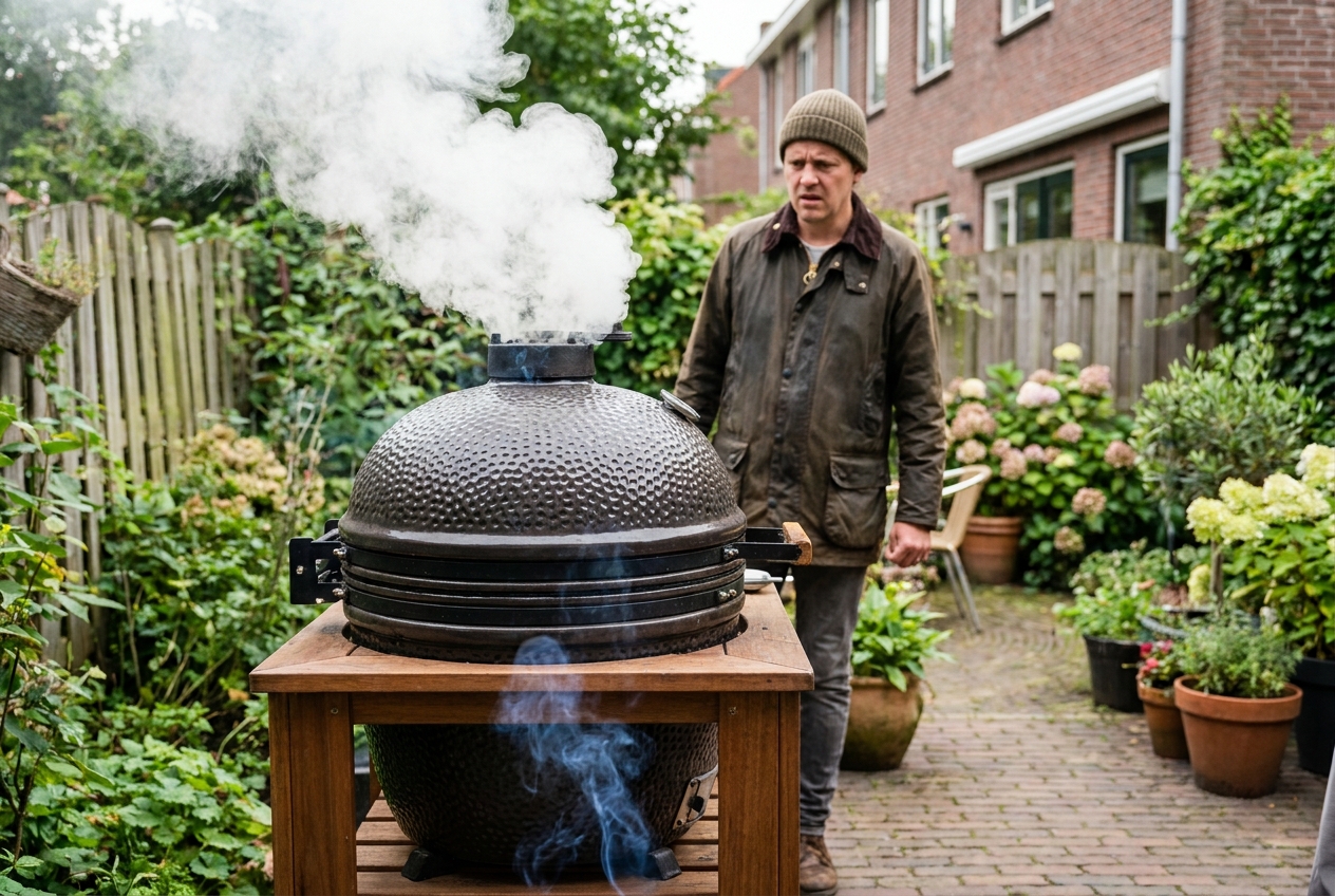 Waarom witte rook uit je BBQ meestal geen goed teken is