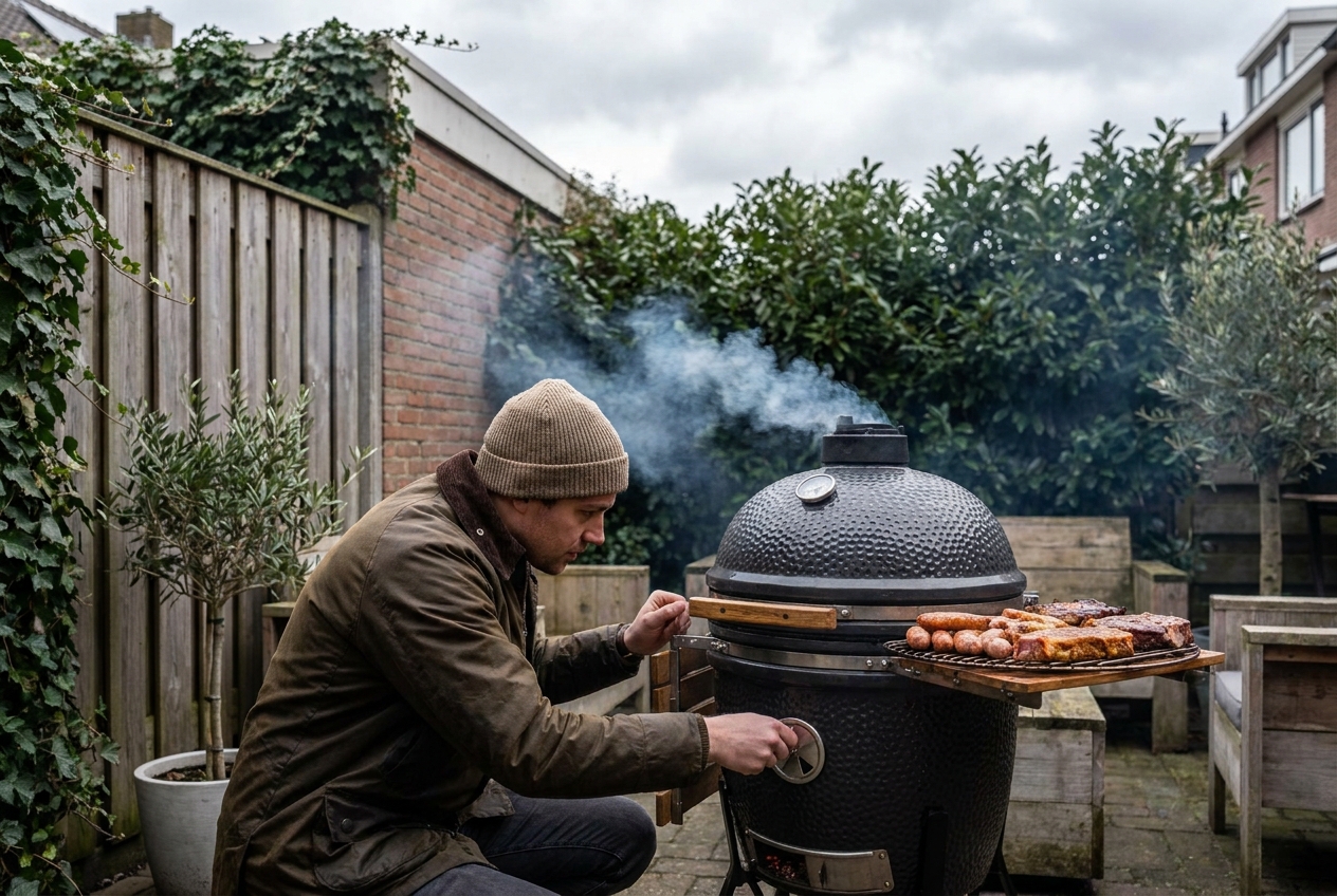 Zo BBQ je beter met harde wind