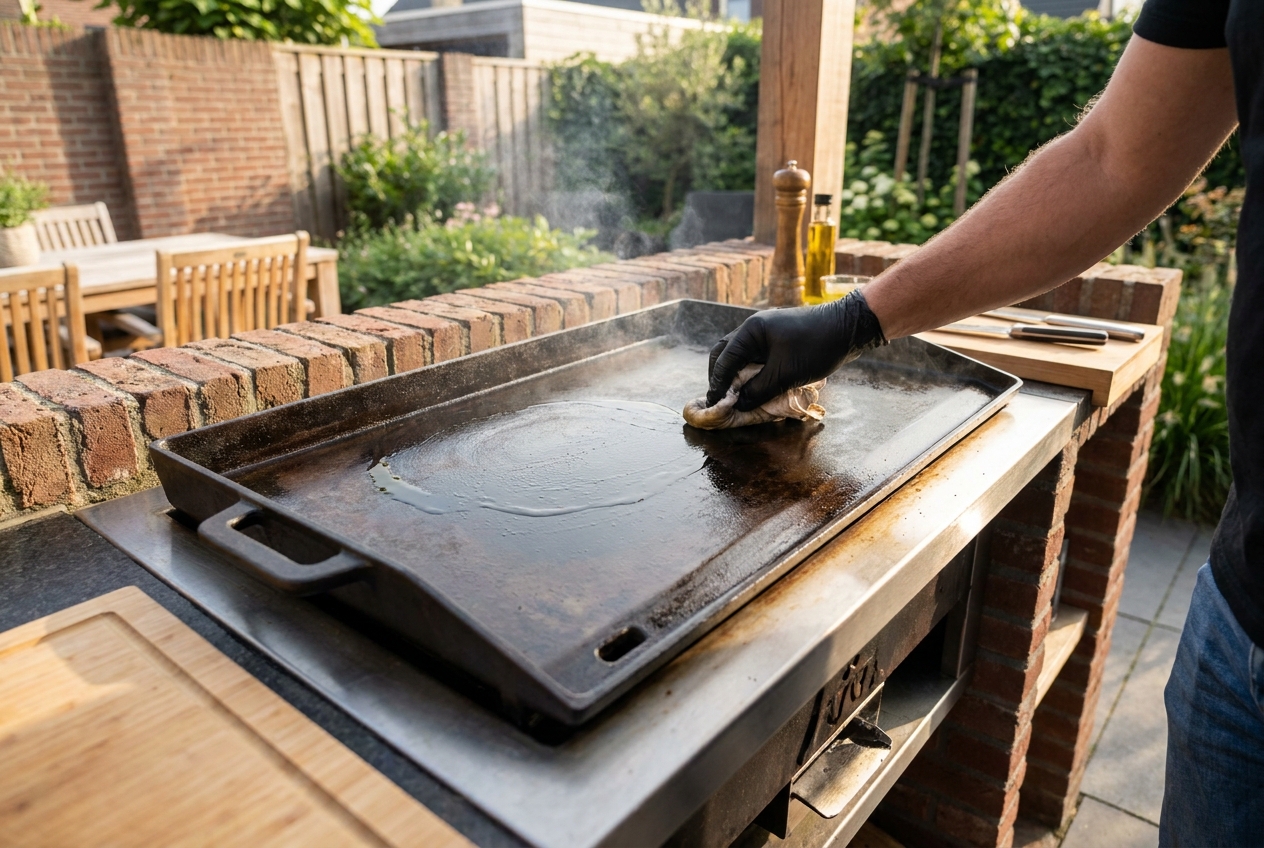 gietijzeren bakplaat voor bbq