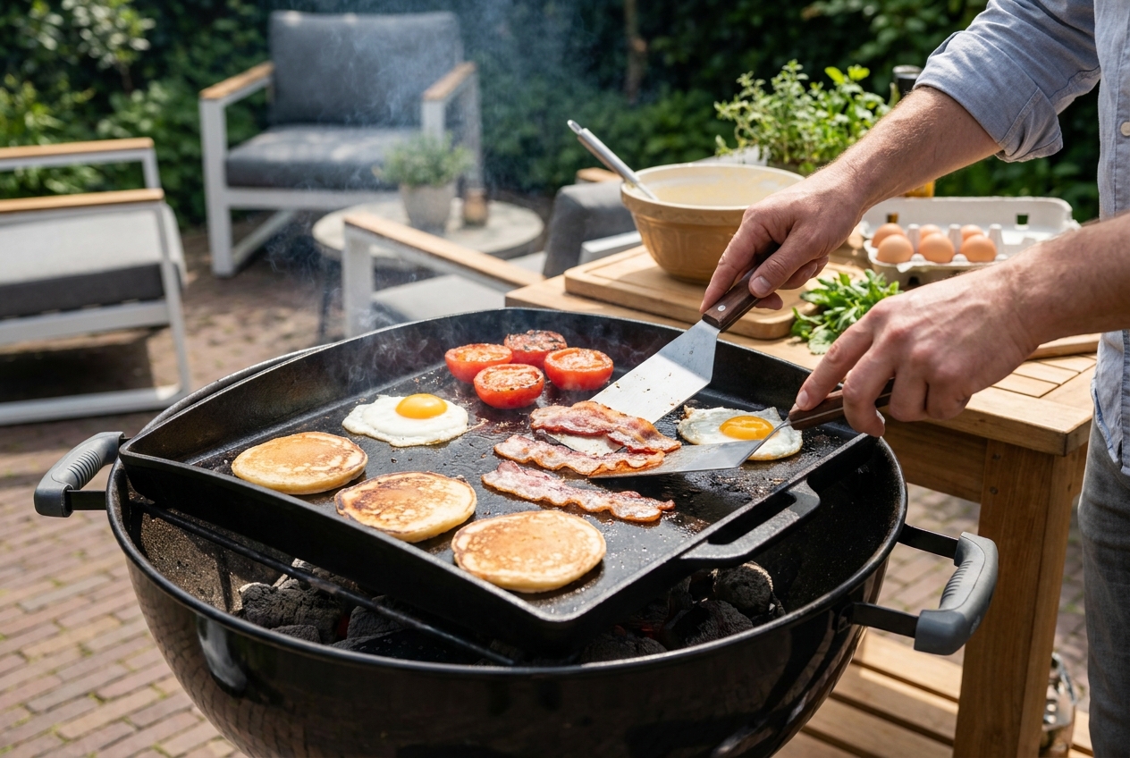 gietijzeren bakplaat voor bbq