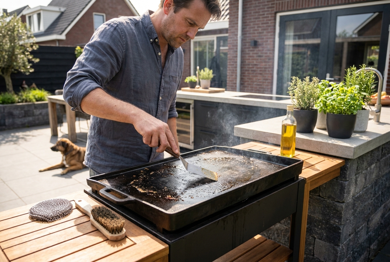 gietijzeren bakplaat voor bbq