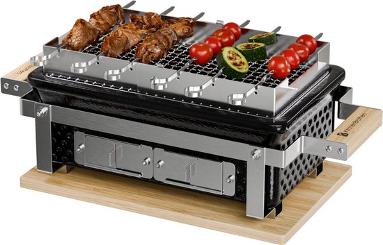 KitchenBrothers Kamado Hibachi Grill