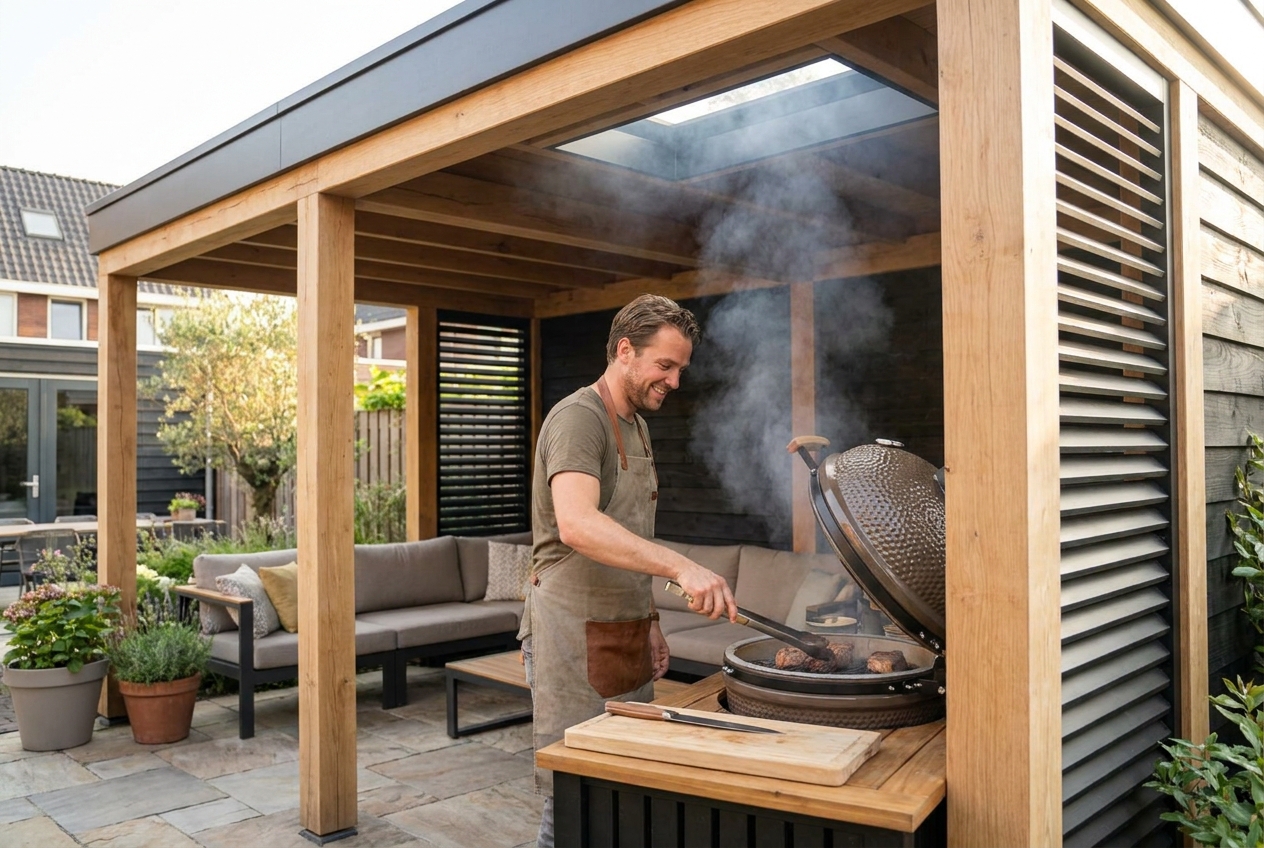overkapping BBQ