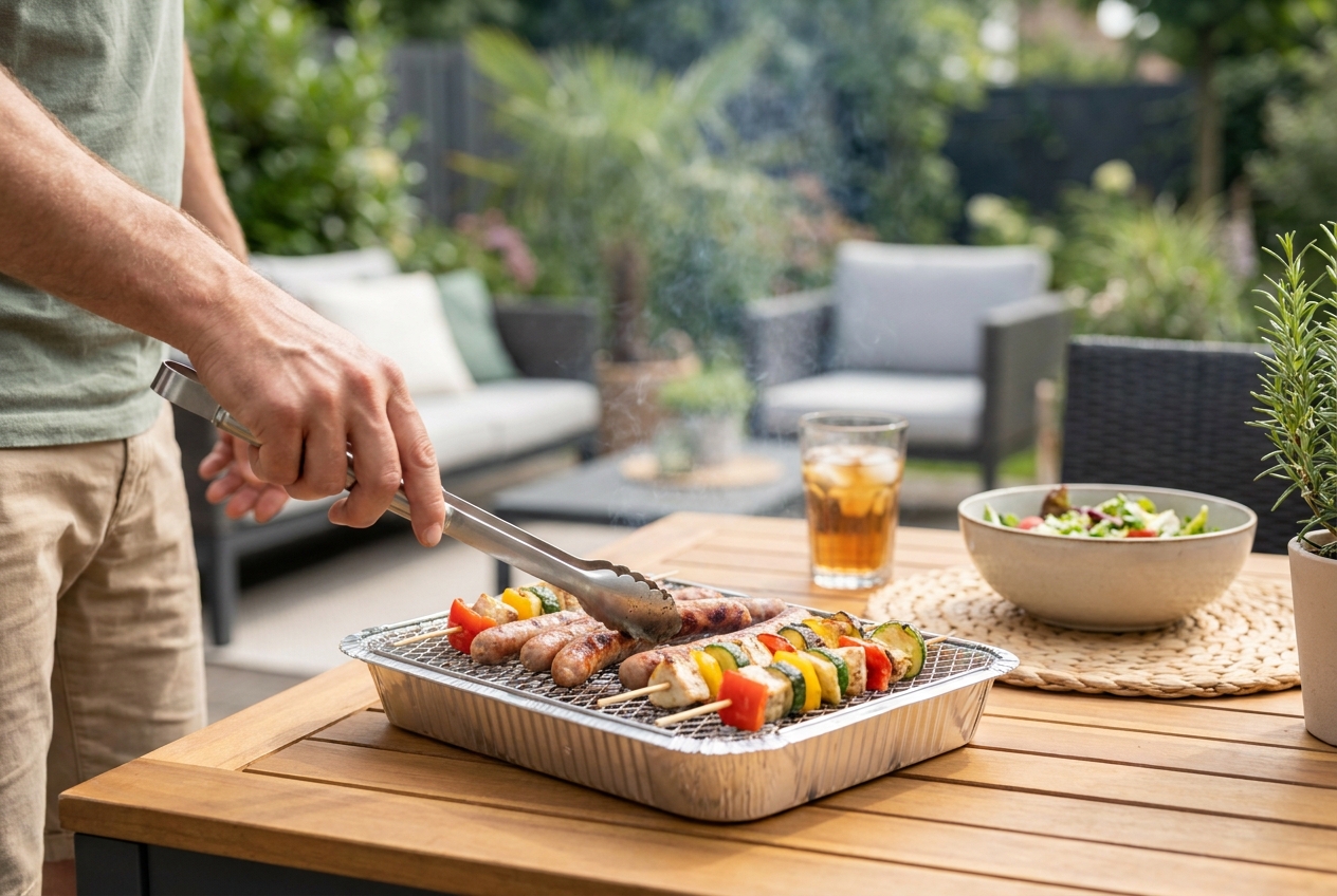 wegwerp BBQ
